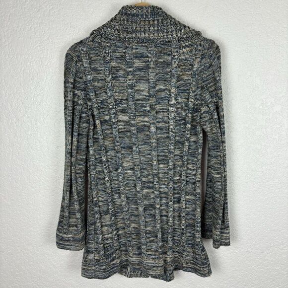 Vintage Sakowitz Long Line Sweater Jacket Womens Medium‎ Grandpa Grannycore Boho - Picture 5 of 10